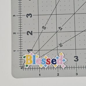 Blessed Iron On Patch Embroidered Applique Patches Sew on